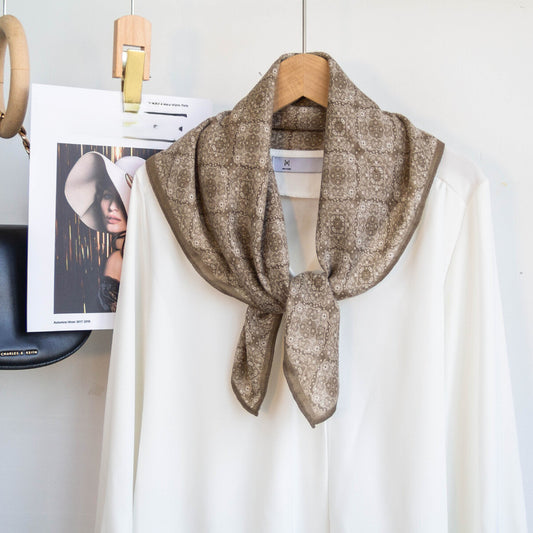 VISCOSE TØRKLÆDE MED TERN BEIGE