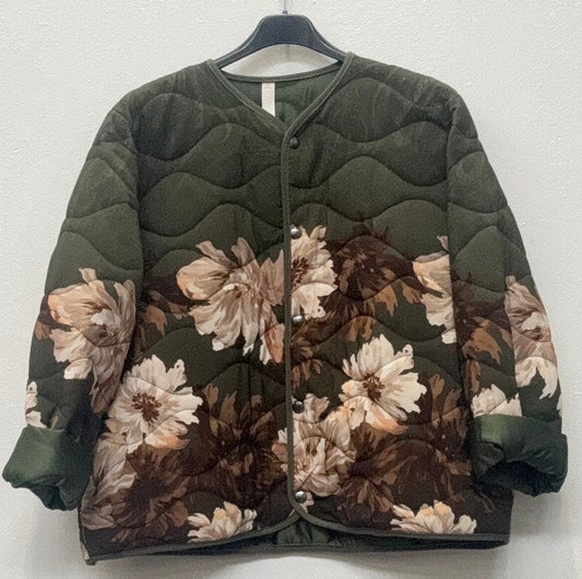 QUILTET JAKKE - GRØN